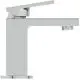 Chromene Wascharmatur von Ideal Standard mit einem klaren, modernen Design und einem Hebel zur Wasserregulierung. Geeignet für verschiedene Waschbecken.